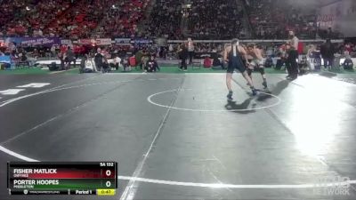 5A 132 lbs Cons. Round 1 - Fisher Matlick, Owyhee vs Porter Hoopes, Middleton