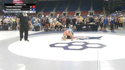 106 lbs Champ. Rd Of 16 - Asher Procunier, Michigan vs Rylan Sandoval, Oklahoma