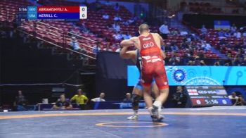 125 kg 1/4 Final - Aleksandre Abramishvili, Georgia vs Coby Lazo Merrill, United States