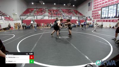 285 lbs Rr Rnd 2 - Kaydenn Wakolee, Tecumseh Takedown Club vs Shawn West, Little Axe Takedown Club