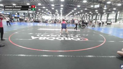 165 lbs Round Of 16 - Annabelle Redman, Indiana Outlaws Pink - HSG vs Enerlen Davaajav, 84 Athletes - HSG