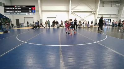 84 lbs 3rd Place Match - Leighton Brown, Northside Wrestling Club vs Maximus Brown, Team Prestige Wrestling