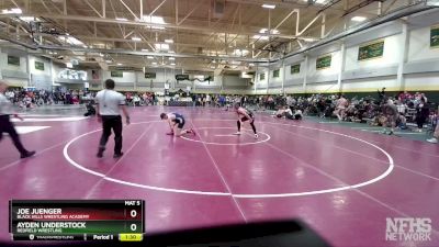 145 lbs Champ. Round 2 - Ayden Understock, Redfield Wrestling vs Joe Juenger, Black Hills Wrestling Academy