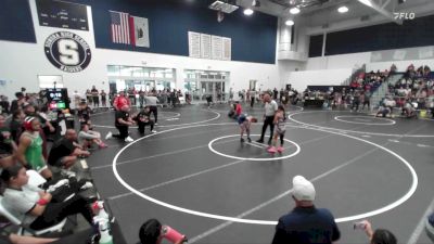 100 lbs Quarterfinal - Reyna Geronimo, 951 Wrestling Club vs Kylene Garst, Chaparral High School Wrestlin