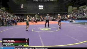5A - 132 lbs Quarterfinal - Hayden Mills, OP-BV Southwest vs Angel Miranda, Lenexa-St. James Academy