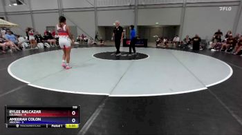 110 lbs Round 3 (8 Team) - Rylee Balcazar, Colorado vs Ameerah Colon, Arizona