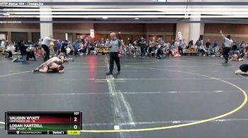 107 lbs Round 2 (6 Team) - Vaughn Wyatt, Contenders WA vs Logan Hartzell, Steel Valley