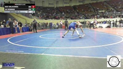 113 lbs Round Of 16 - Dax Delacerda, Bristow vs Jai Robbins, Bixby