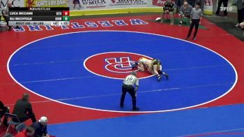 89 lbs Round Of 32 - Luca McCann, Bethel Park vs Eli Bechtold, Norwin