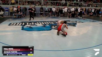 132 lbs Final - Paul Minke, Anchor Kings Wrestling Club vs Bohdan Porter, Avalanche Wrestling Association