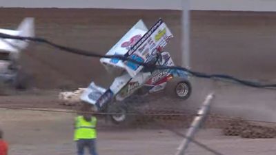 DJ Foos Monster Trucks Through The Infield At Attica Raceway Park