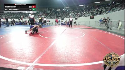 100 lbs 3rd Place - Jace Henson, Team Nomad vs Jett McConnell, Chickasha Youth Wrestling