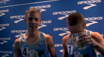 Jacob Burcham and Craig Nowak both pleased with mile races at Brooks PR Invitational 2012