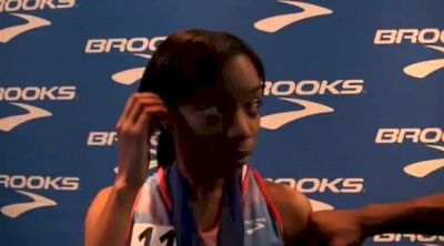 Kellie Davis finishes third in the 800m at Brooks PR Invitational 2012