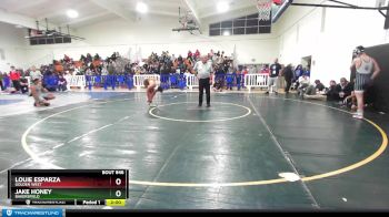 160 lbs Champ. Round 3 - Jake Honey, Bakersfield vs Louie Esparza, Golden West