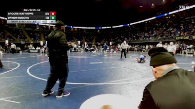 124 lbs Semifinal - Brooks Matthews, Spring Cove vs Davion Edmond, Erie