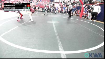 125 lbs Rr Rnd 1 - Aubrey Jardot, Perry Wrestling Academy vs Joslynn White, Skiatook Youth Wrestling