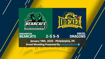 Full Replay - Binghamton vs Drexel - 20 Drexel Wrestling Match 5
