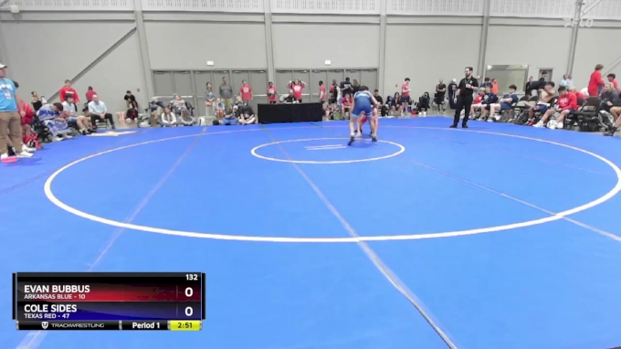 132 lbs 2nd Wrestleback (8 Team) - Evan Bubbus, Arkansas Blue vs Cole ...