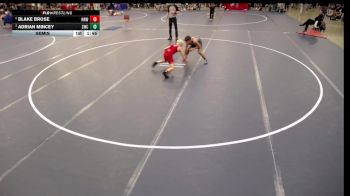 16U - 113 lbs Semis - Blake Brose, No Nonsense Wrestling vs Adrian Mincey, Simley Wrestling Club