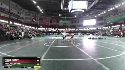 126 lbs Cons. Round 4 - Moses Kelley, Nampa vs Paul Valentine, Timberline