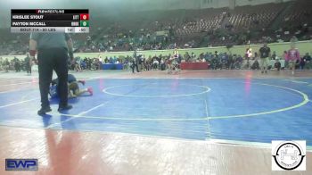 80 lbs Consolation - Krislee Stout, Little Axe Takedown Club vs Payton Mccall, Broken Arrow - Independent