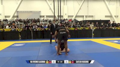 Nia Vivienne Blackman vs Caitlin Huggins 2024 World IBJJF Jiu-Jitsu No-Gi Championship