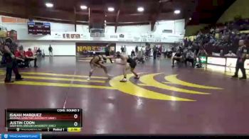 133 lbs Cons. Round 3 - Justin Coon, Southern Oregon University (Ore.) vs Isaiah Marquez, Arizona Christian University (Ariz.)