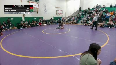 106 lbs Round 4 (6 Team) - Mason Jolley, DouglasWY vs Izzy Cruz, Rock Springs