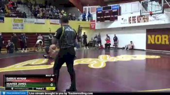 197 lbs Champ. Round 1 - Darius Mynar, Simpson University (Calif.) vs Hunter James, Menlo College (Calif.)