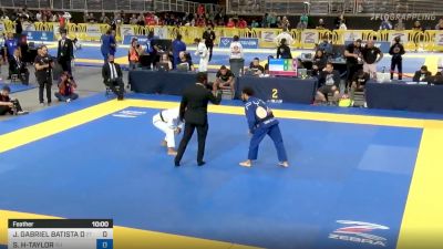 Shane Jamil Hill-Taylor vs Gabriel Sousa, Featherweight Final, 2021 IBJJF Pan Championship