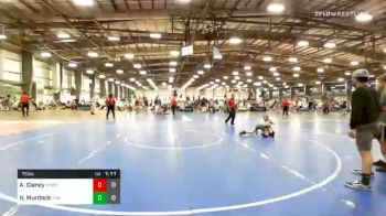 75 lbs Prelims - Ayden Clancy, RedNose RED vs Harrison Murdock, Roundtree Wrestling Academy