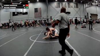 126 lbs Round 1 (4 Team) - Dominic Morrison, Team Shutt Garnett Trained vs Michael Worsen, Freakztyle Wrestling