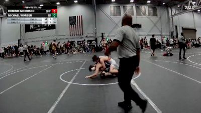 126 lbs Round 1 (4 Team) - Dominic Morrison, Team Shutt Garnett Trained vs Michael Worsen, Freakztyle Wrestling