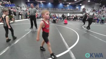 46 lbs Quarterfinal - Rhett Hull, Newkirk Takedown Club vs Johnny Weisinger, Wyandotte Youth Wrestling