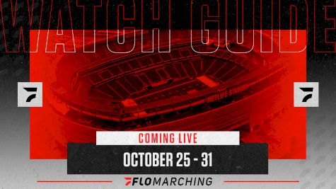 Weekly Watch Guide: Coming Live To FloMarching Oct 25-31