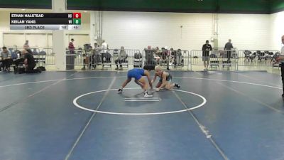 105 lbs 3rd Place - Ethan Halstead, NC vs Keilan Yang, WI