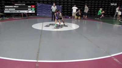 56 lbs Rr Rnd 3 - Adrianna Holly, Pennsburg vs Ava Weekes, Shenandoah