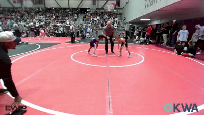 52 lbs Semifinal - Dawson Smith, Sallisaw Takedown Club vs Gerami President, Victory Youth Wrestling