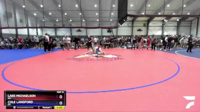 215 lbs Quarterfinal - Lars Michaelson, WA vs Cole Langford, OR