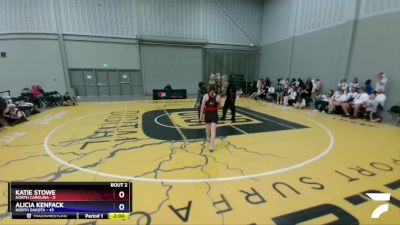 105 lbs Round 1 (4 Team) - Katie Stowe, North Carolina vs Alicia Kenfack, North Dakota