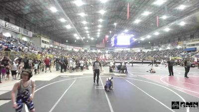 78 lbs Round Of 16 - Liam Bauer, West Grand vs Brecken Smith, Cedaredge Wrestling