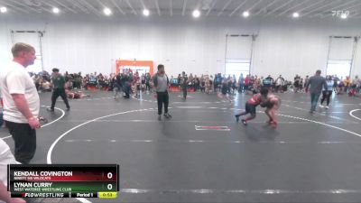 Cons. Semi - Kendall Covington, Ninety Six Wildcats vs Lynan Curry, West Wateree Wrestling Club