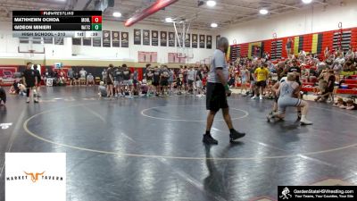 High School - 210 lbs Consolation Round 2 - Mathhewn Ochoa, Morris Hills vs Gideon Minieri, Watchung Hills