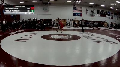 157 lbs Cons. Round 1 - Michael Smith, Msoe vs Logan Andrews, Wisconsin-Oshkosh