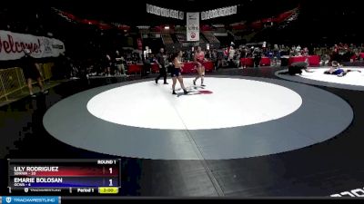 132 lbs Round 2 (12 Team) - Lily Rodriguez, SDIKWA vs Emarie Bolosan, OCWA