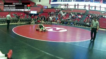 130 lbs Finals (2 Team) - Bowen Backer, NEUSA District 2 Boys vs Crew Carlson, NEUSA District 8 Boys