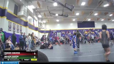 75 lbs Cons. Round 3 - Bryson Martin, Blue Steel Wrestling vs Parker Osborne, C2X