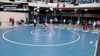 115 lbs Cons. Round 4 - Shania Davison, Unattached vs Melanie Cervantes, Blue Island (Eisenhower)