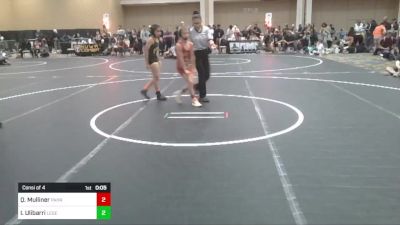 69 lbs Consi Of 4 - Q Mulliner, Pahranagat Valley Youth Wrestling vs Isaac Ulibarri, Legends Of Gold LV